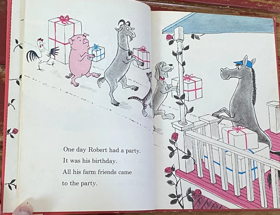 Robert the Rose Horse Joan Heilbroner HC 1st BC Edition #0-5, H-L Good Condition - 7