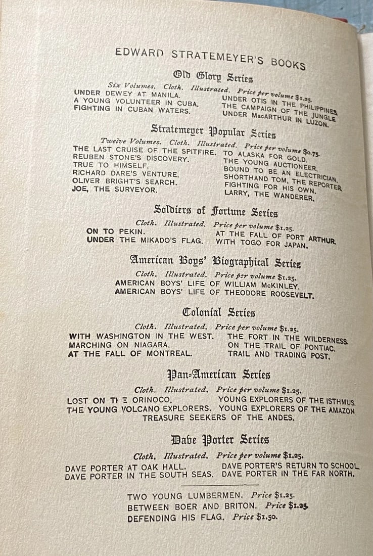 Fighting In Cuban Waters By Edward Stratemeyer First Ed. 1899 Old Glory Illus. - 12