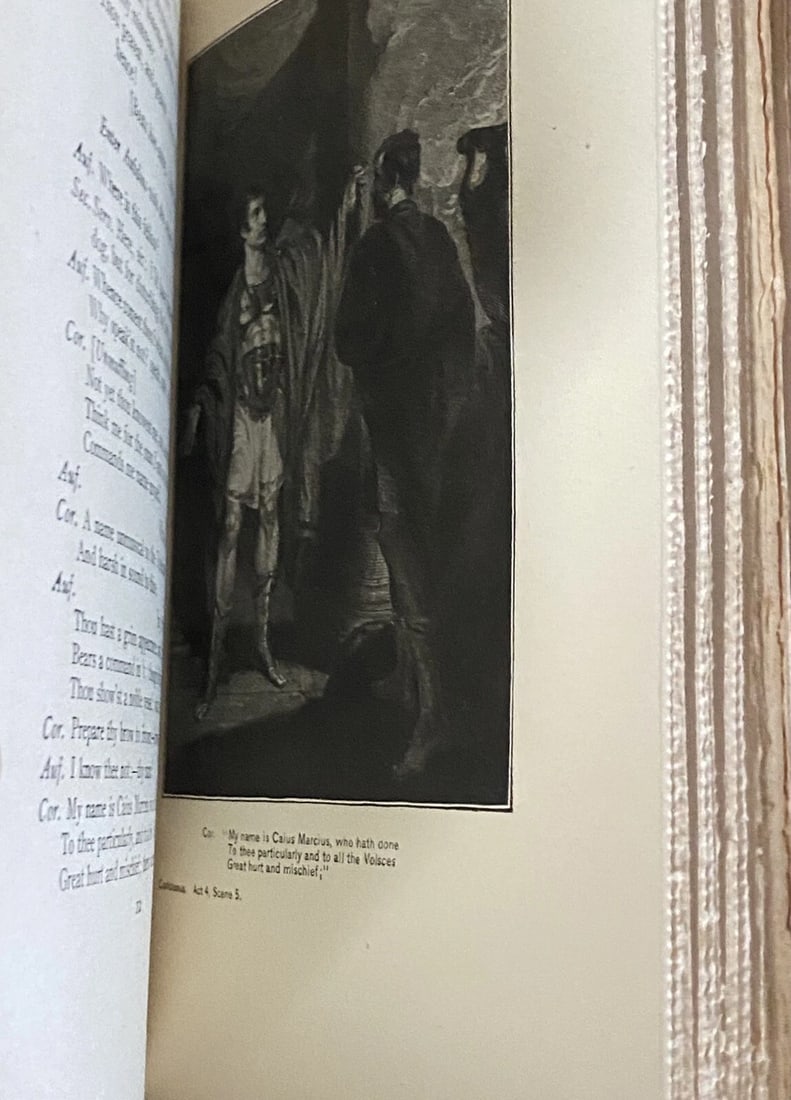 Shakespeare’s Works Elgin Ed.DeluxeVol X 1901 #306/1000 TamingOfShrew,Coriolanus - 13