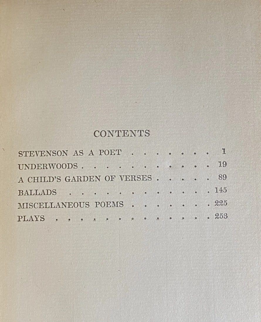 Robert L. Stevenson DeLuxe Ltd.Ed. Poems,Ballads, Plays Vol.VIII 1906 CTBrainard - 6