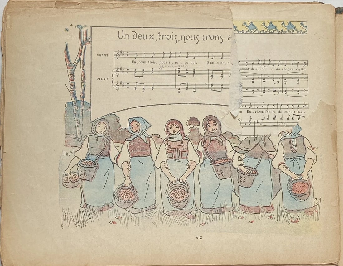 Gabriel Pierne Voyez Comme on Danse Chansons De Jeu et RondesEnfantines Signed - 11