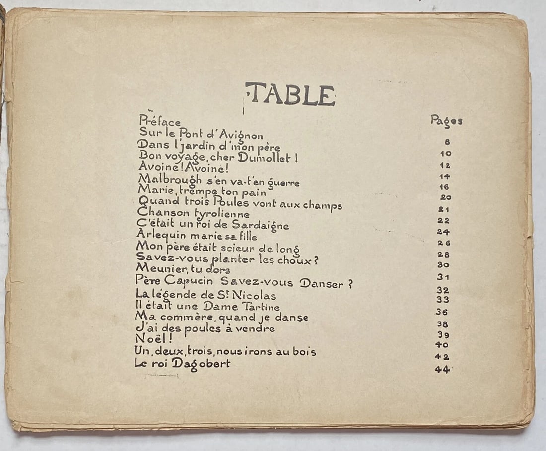 Gabriel Pierne Voyez Comme on Danse Chansons De Jeu et RondesEnfantines Signed - 3