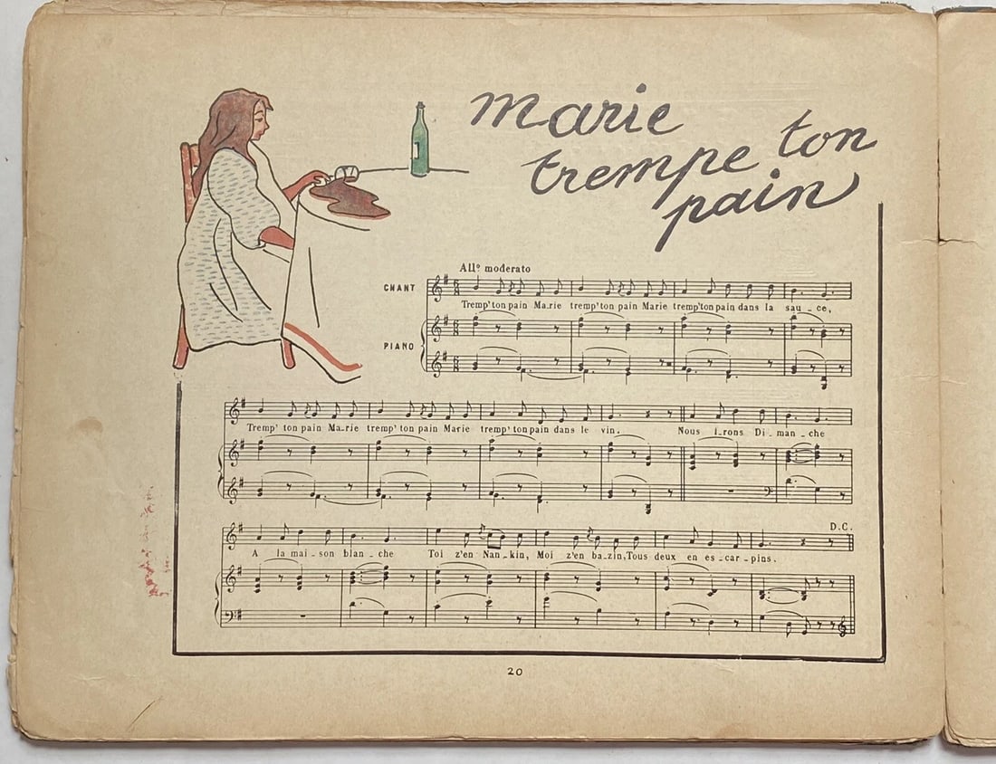 Gabriel Pierne Voyez Comme on Danse Chansons De Jeu et RondesEnfantines Signed - 9