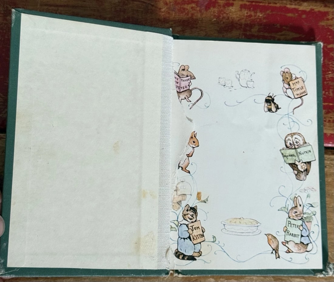 The Tale of the Flopsy Bunnies BEATRIX POTTER HC 1937 2nd Printing - 7