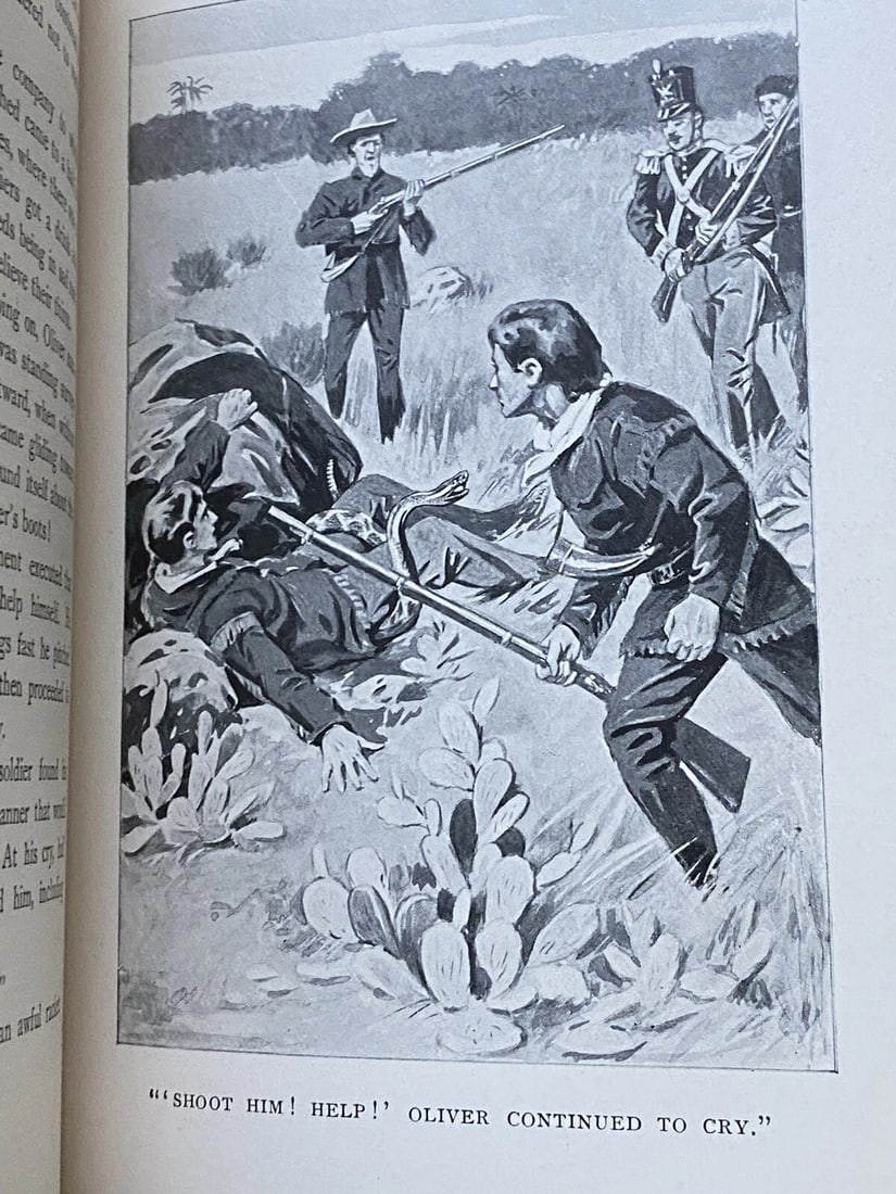 With Taylor On The Rio Grande Edward Stratemeyer 1909 Mexican War Series Illustr - 10