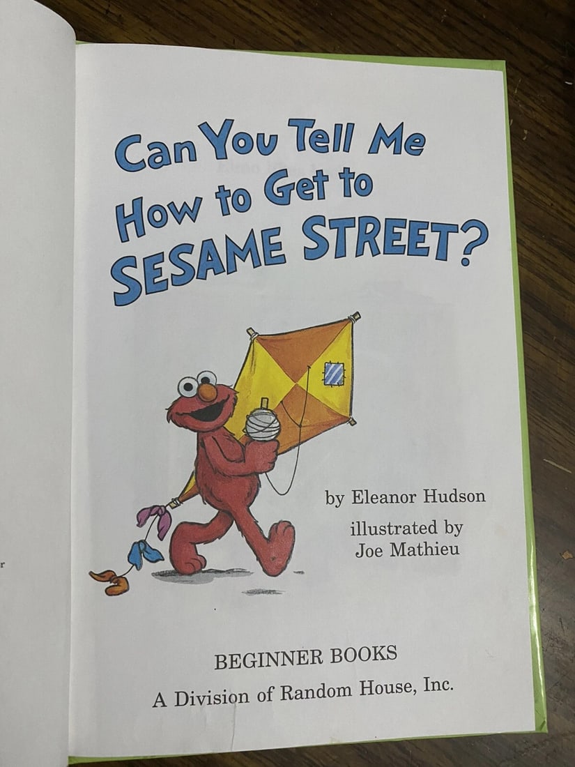 Can You Tell Me How to Get to Sesame Street? Beginner 1st Early Moments 2009 VG - 4