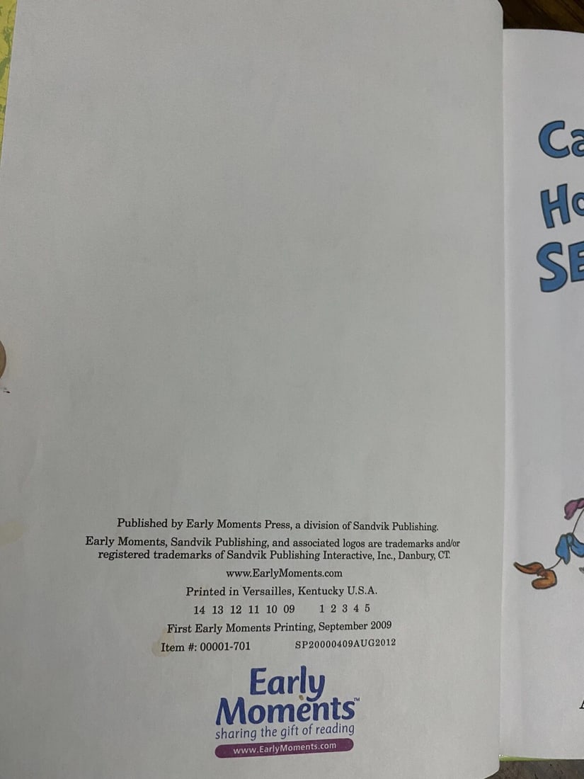 Can You Tell Me How to Get to Sesame Street? Beginner 1st Early Moments 2009 VG - 5