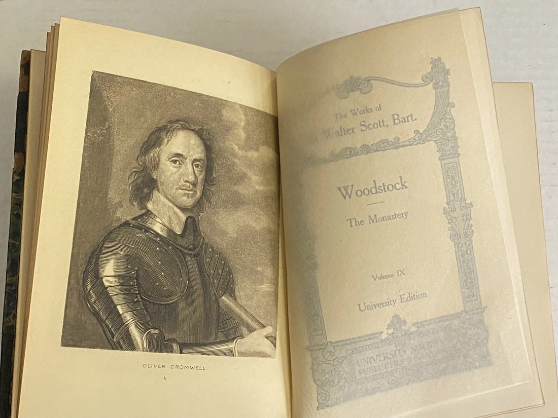 The Works OfSir Walter Scott Waverley Novels Woodstock University Ed. Vol. IX - 4