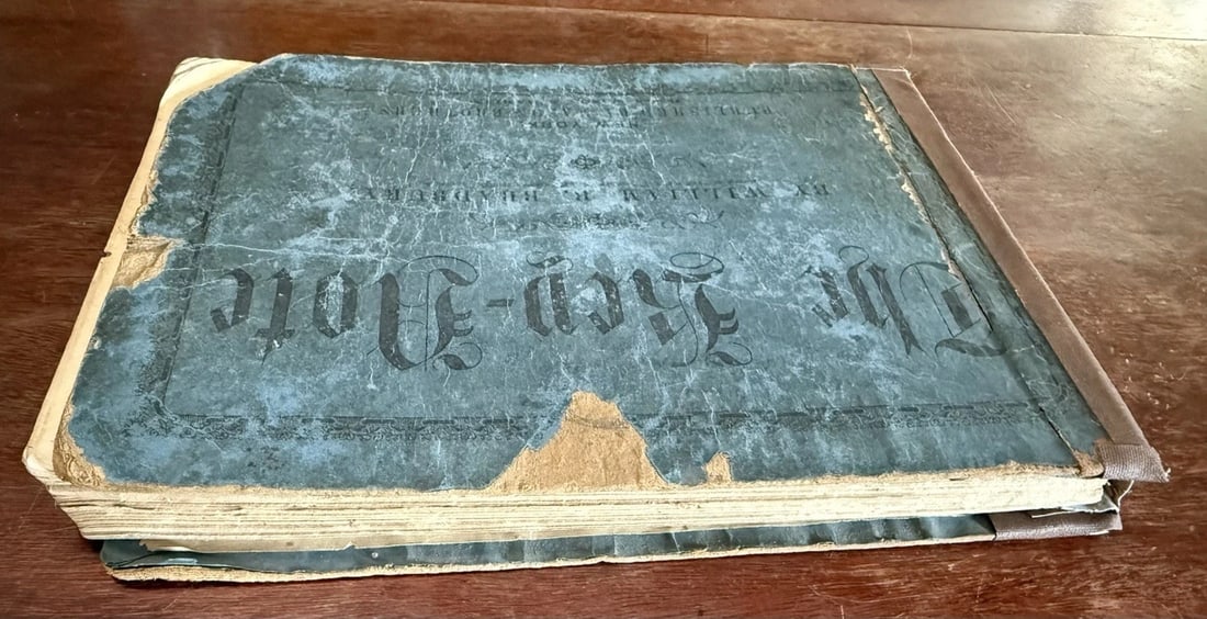 1863 THE KEY-NOTE A COLLECTION OF CHURCH & SINGING MUSIC BY W. BRADBURY Rare! - 12