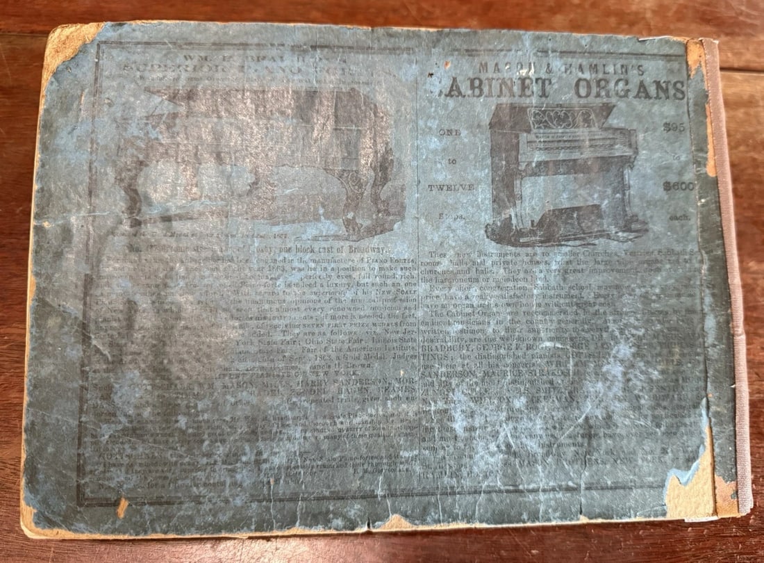 1863 THE KEY-NOTE A COLLECTION OF CHURCH & SINGING MUSIC BY W. BRADBURY Rare! - 14