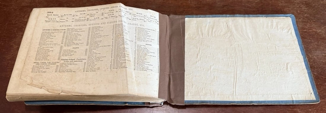 1863 THE KEY-NOTE A COLLECTION OF CHURCH & SINGING MUSIC BY W. BRADBURY Rare! - 9