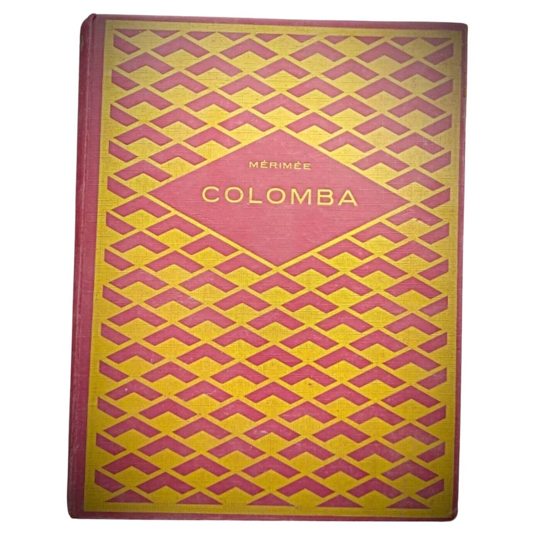 Antique 1950 Book - Mérimée's Colomba, Illustrated by Pierre Rousseau: Title: Antique 1950 Book - Mérimée's Colomba, Illustrated by Pierre RousseauOrigin: FranceDimension: Height: 31 cm (12.2 inches) Length: 24 cm (9.4 inches) Thickness: 3 cm (1.2 inches)Material: