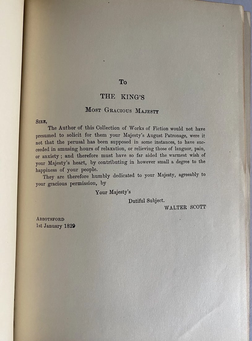 The Works Of Sir Walter Scott WaverleyNovels Waverley; GuyManning Vol. IAntique - 7