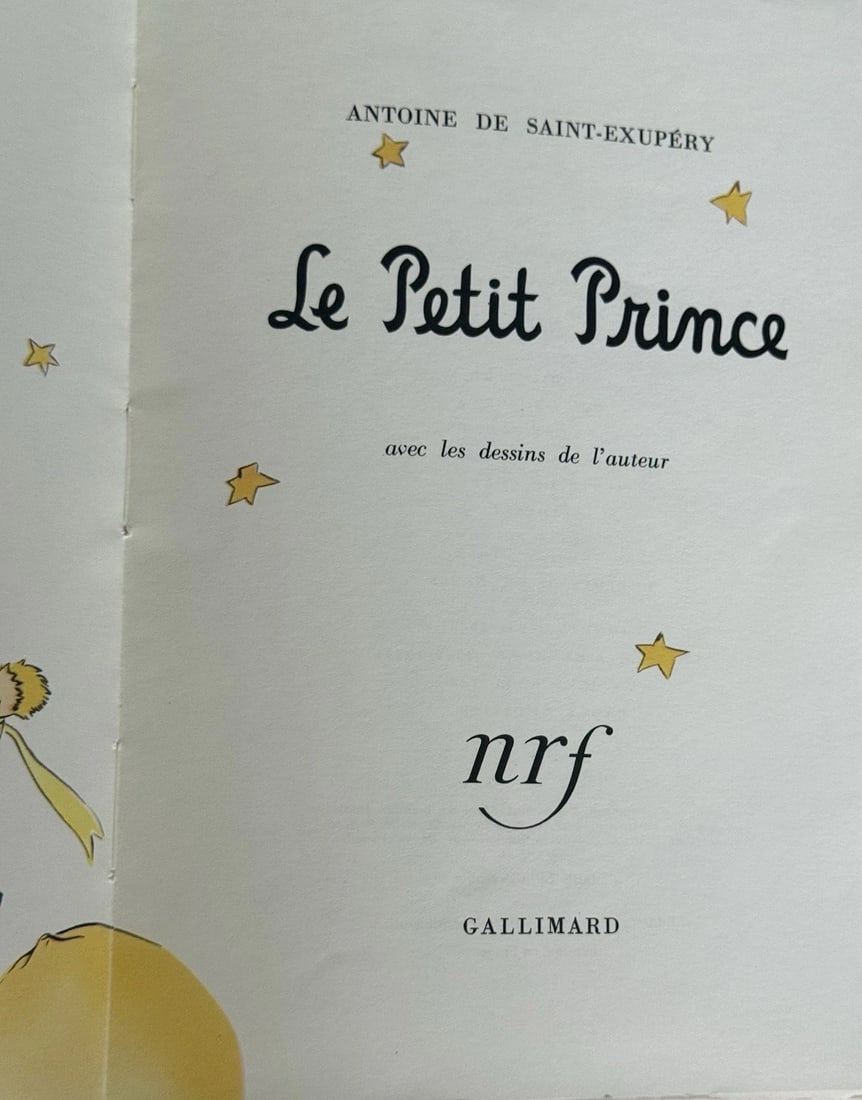 Antoine De Saint-Exupery LE PETIT PRINCE 1st Edition Thus 2nd Printing - 2