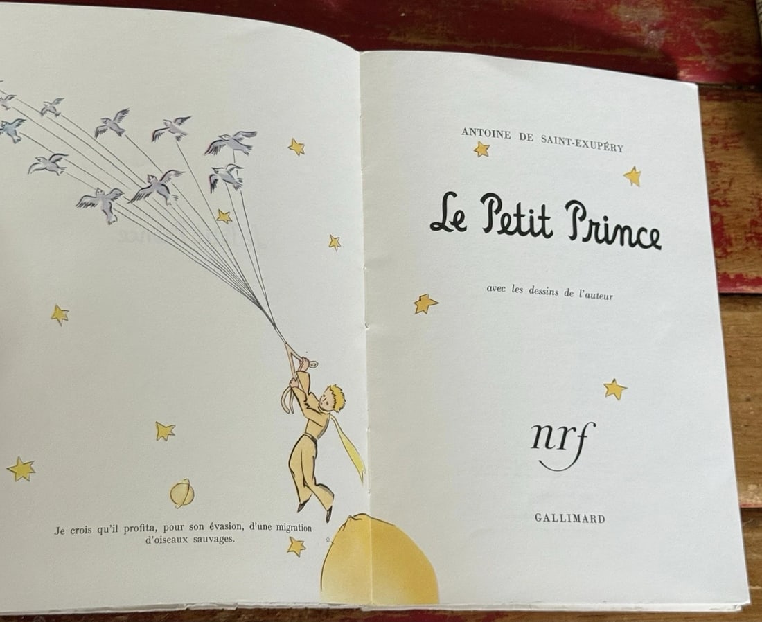 Antoine De Saint-Exupery LE PETIT PRINCE 1st Edition Thus 2nd Printing - 3