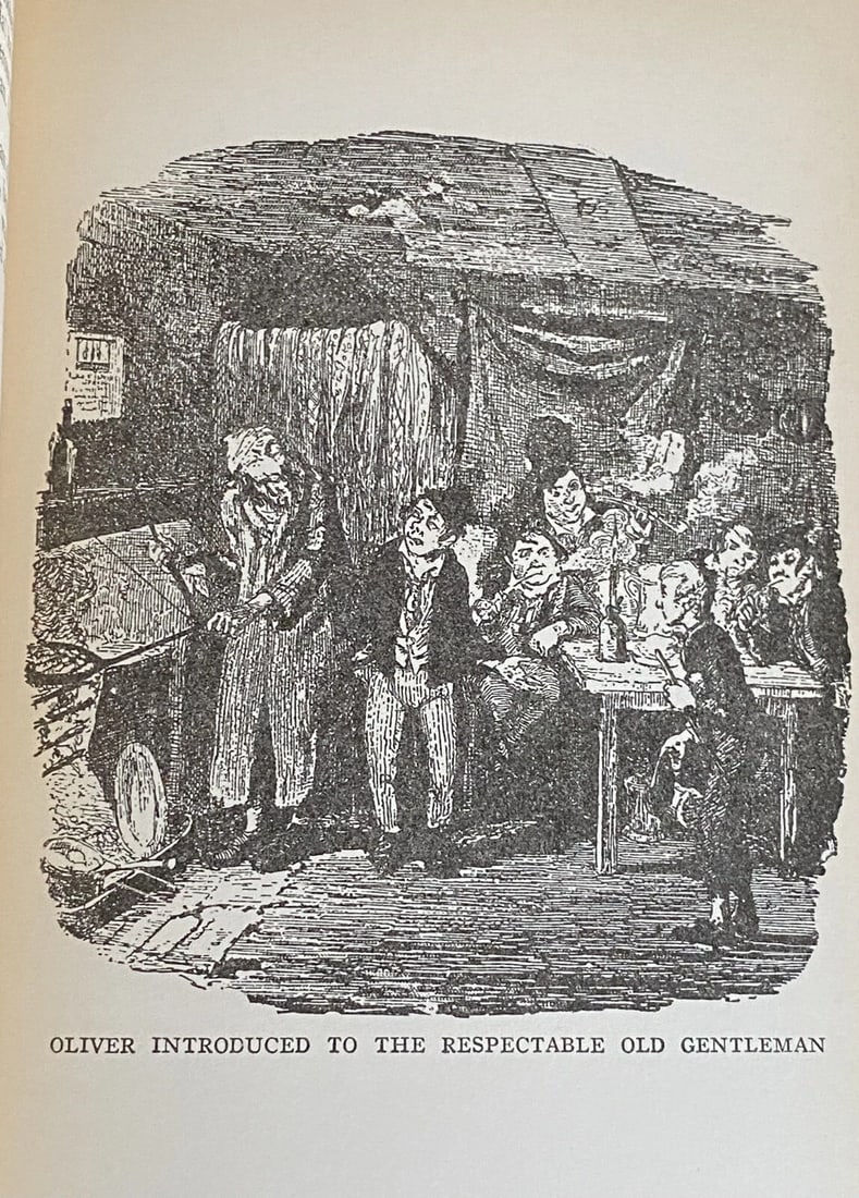 OLIVER TWIST Cleartype Edition Books Inc HC Illustrated 1930’s V Good - 10