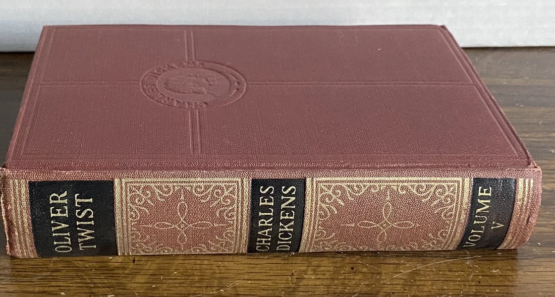 OLIVER TWIST Cleartype Edition Books Inc HC Illustrated 1930’s V Good - 4