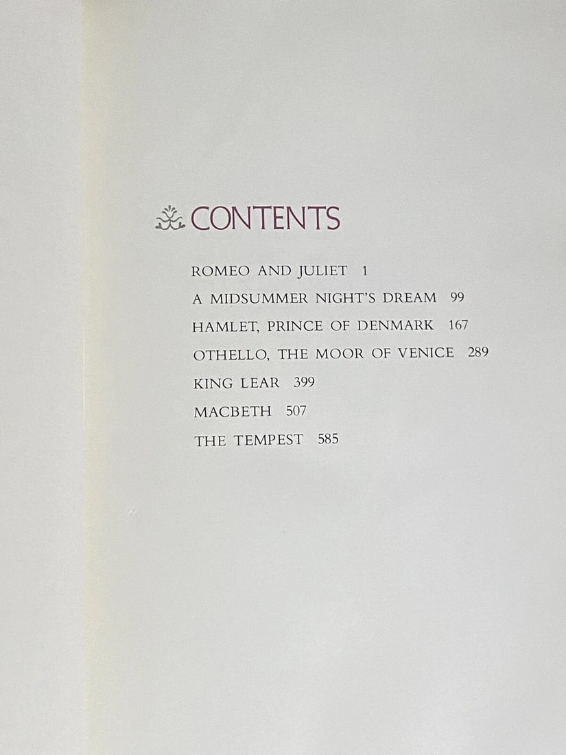 Franklin Library WmShakespeare Selected Plays 1981 1/4 Lthr Illust. Near Fine - 6