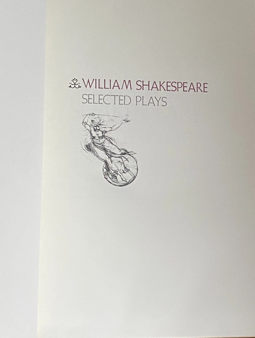 Franklin Library WmShakespeare Selected Plays 1981 1/4 Lthr Illust. Near Fine - 7