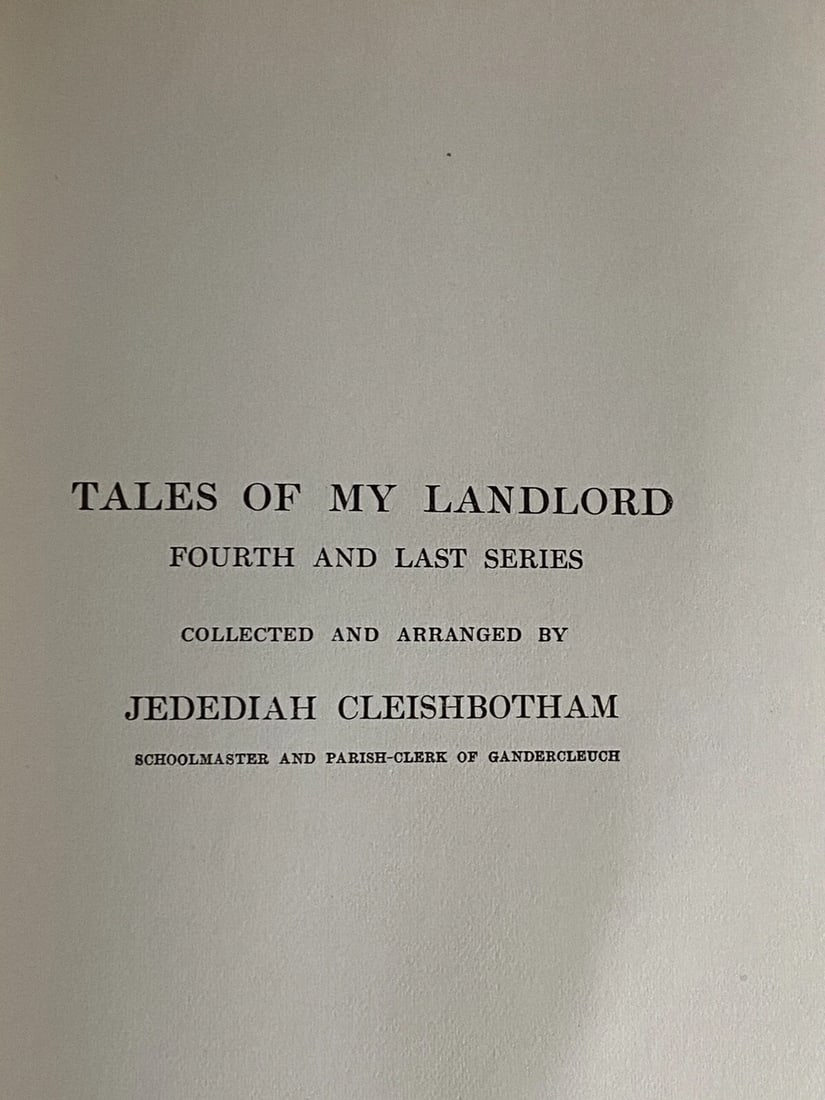 Works Of Sir Walter Scott Waverley Novels Vol VI The Antiquary HC 1800’s Illustr - 10