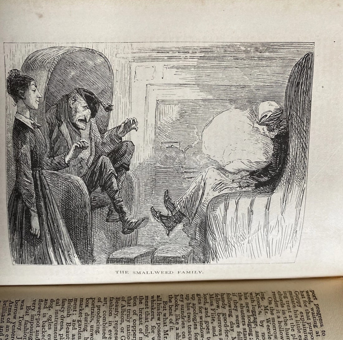 Dickens' Works Illustrated Bleak House James R. Osgood & Co. Boston 1875 HC - 11