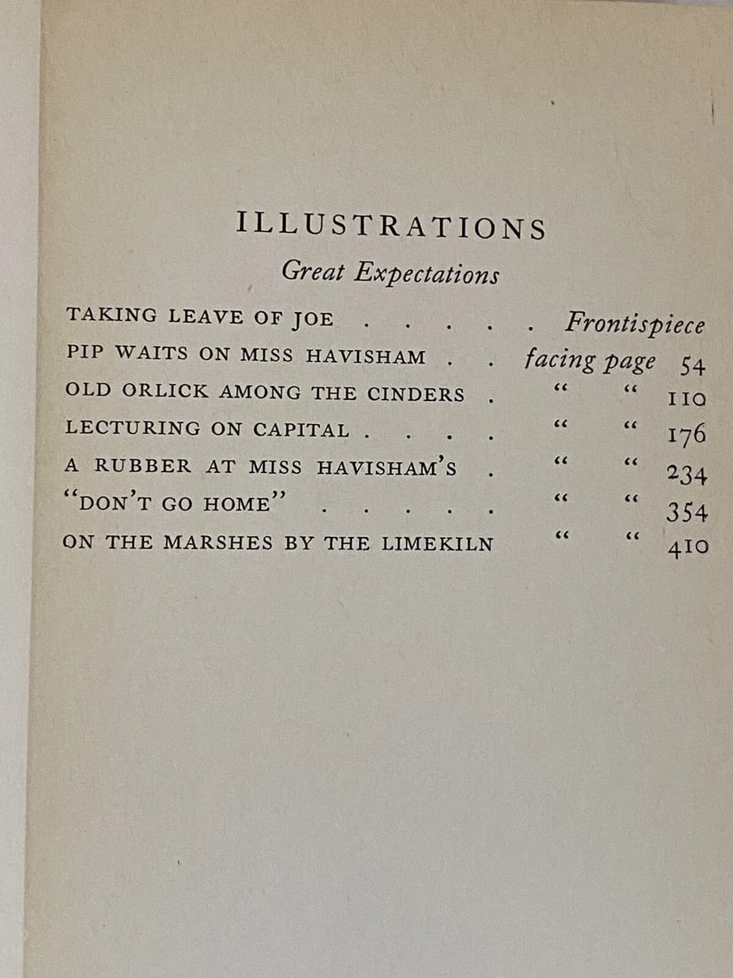 Charles Dickens Great Expectations Clear Type Edition Illustrated HC Very Good! - 5