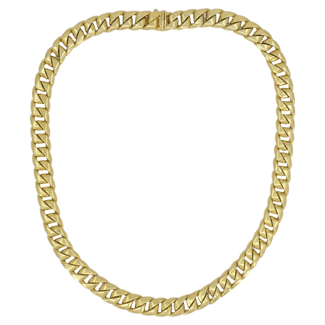 Vintage Bvlgari 18K Yellow Gold Curb Link Chain Necklace 131g - 7
