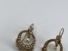 Antique Edwardian 14K Gold Pearl Drop Earrings, Circa 1900 - 16