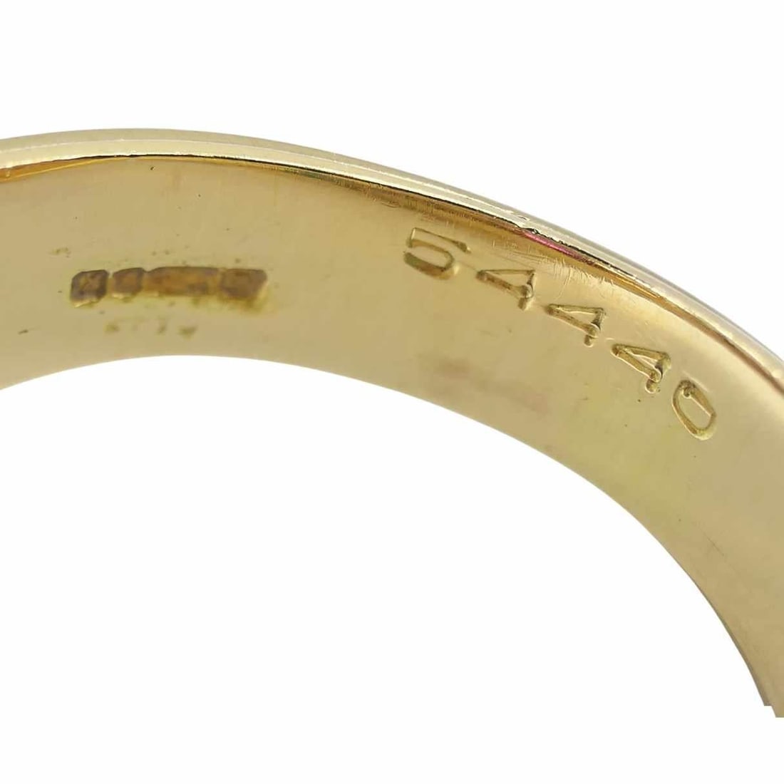 English Vintage 18k Gold Diamond Ruby Emerald Sapphire Snake Ring - 5