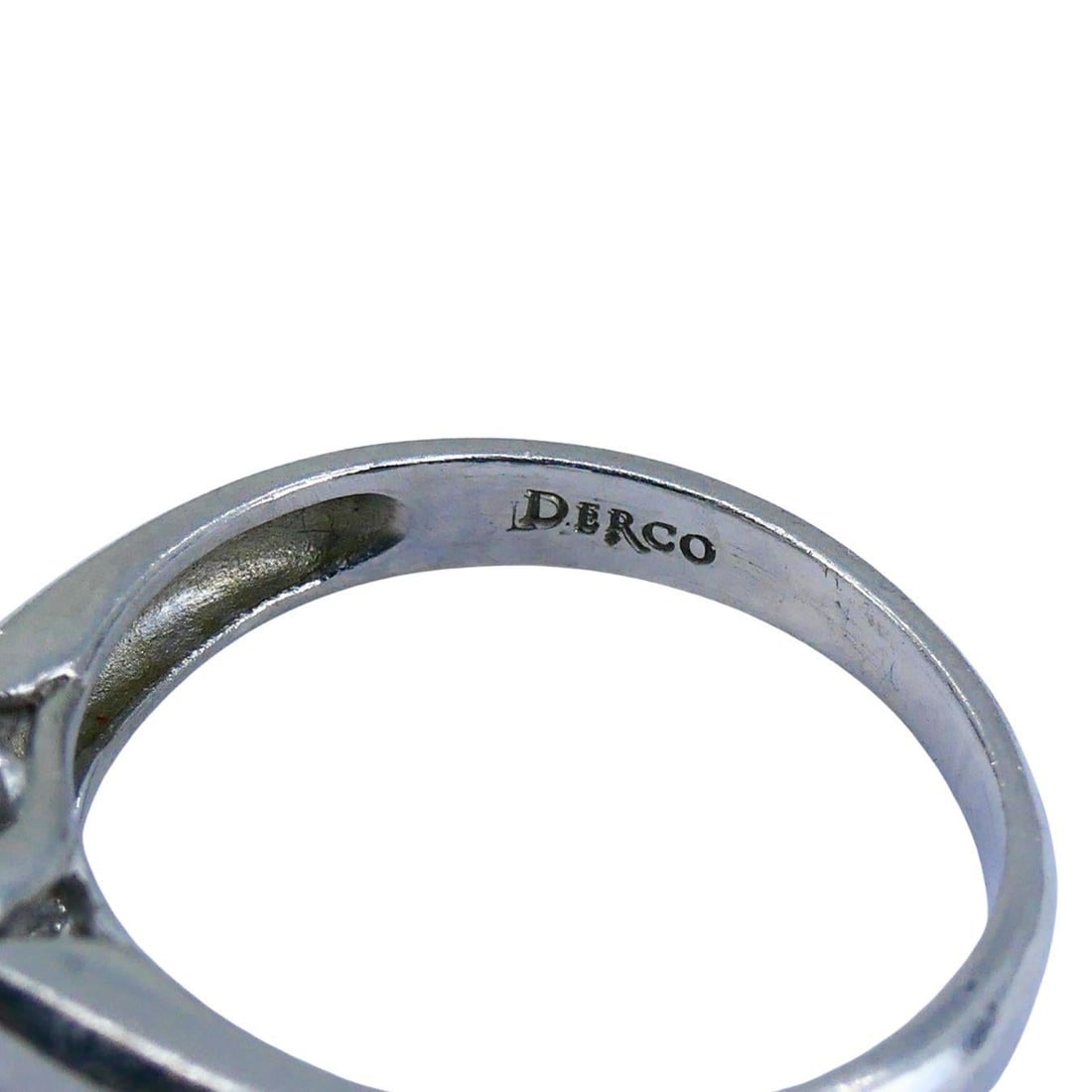 Vintage Derco Platinum Diamond Solitaire Engagement Ring 1.51ct GIA cert - 15