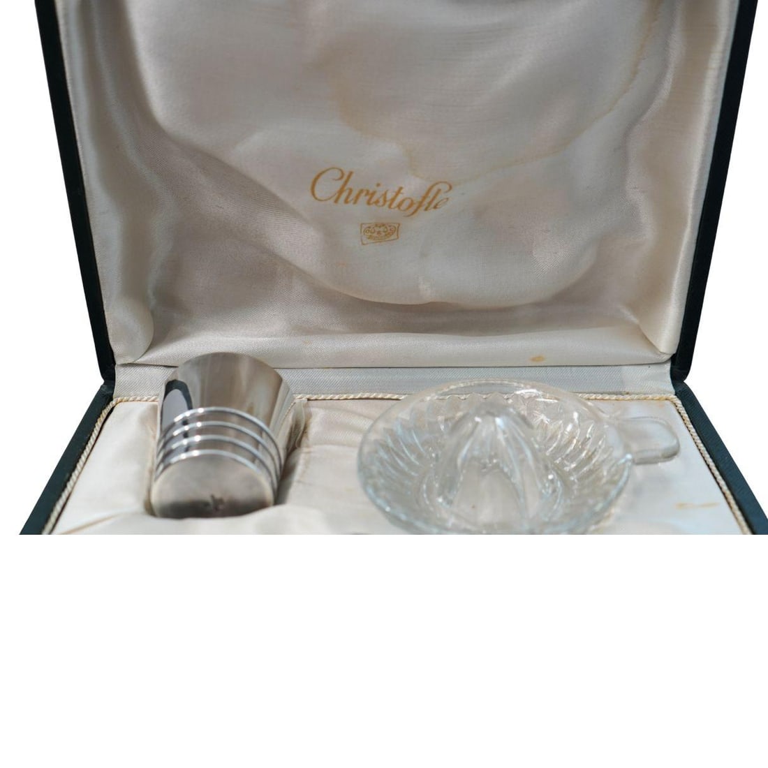 French 1930s CHRISTOFLE Silver Plated Juicer Set - 8