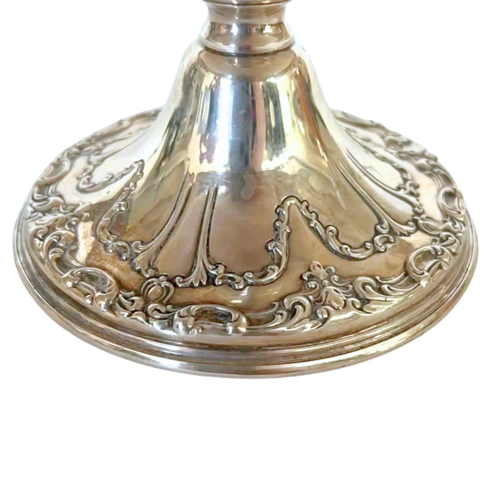 Vintage Gorham Chantilly Sterling Silver Pedestal Platter - 14