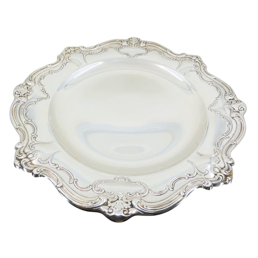 Vintage Gorham Chantilly Sterling Silver Pedestal Platter - 2