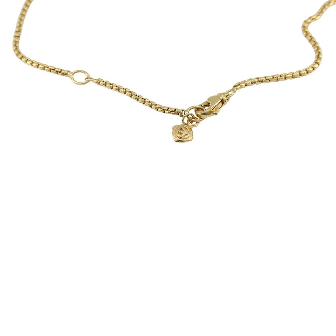 David Yurman 18k Yellow Gold Box Chain Adjustable Necklace - 3