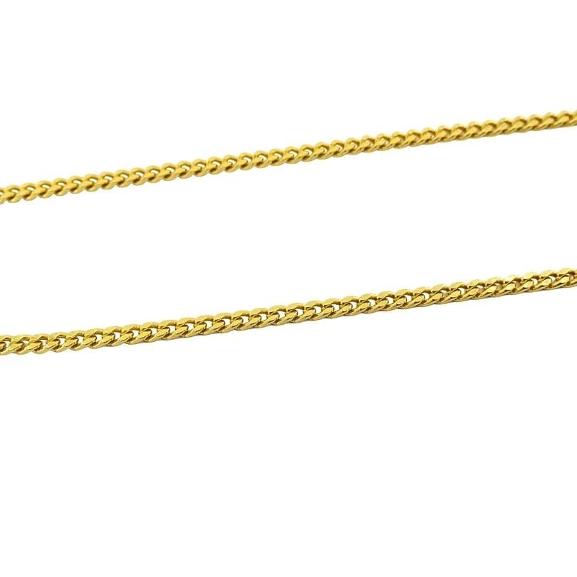 Jean Mahie 22k Gold Sculptural Abstract Pendant, 22k Chain (unbranded) Necklace - 2