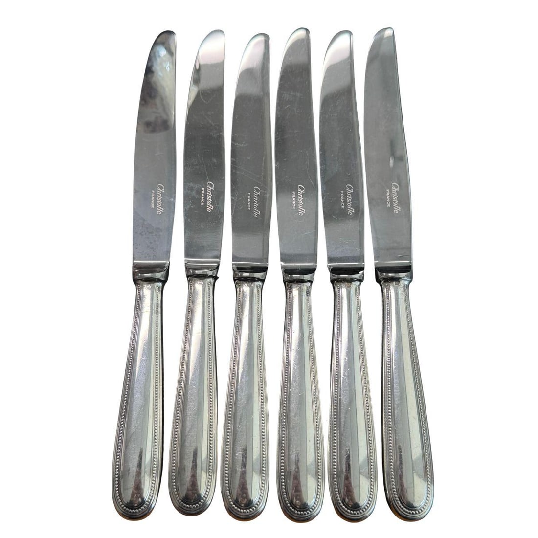 Christofle French Sterling Silver 6 Piece Dinnerware Set - 18