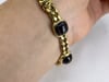 Vintage Bvlgari 18k Gold Curblink Gemstones Bulgari Bracelet - 8