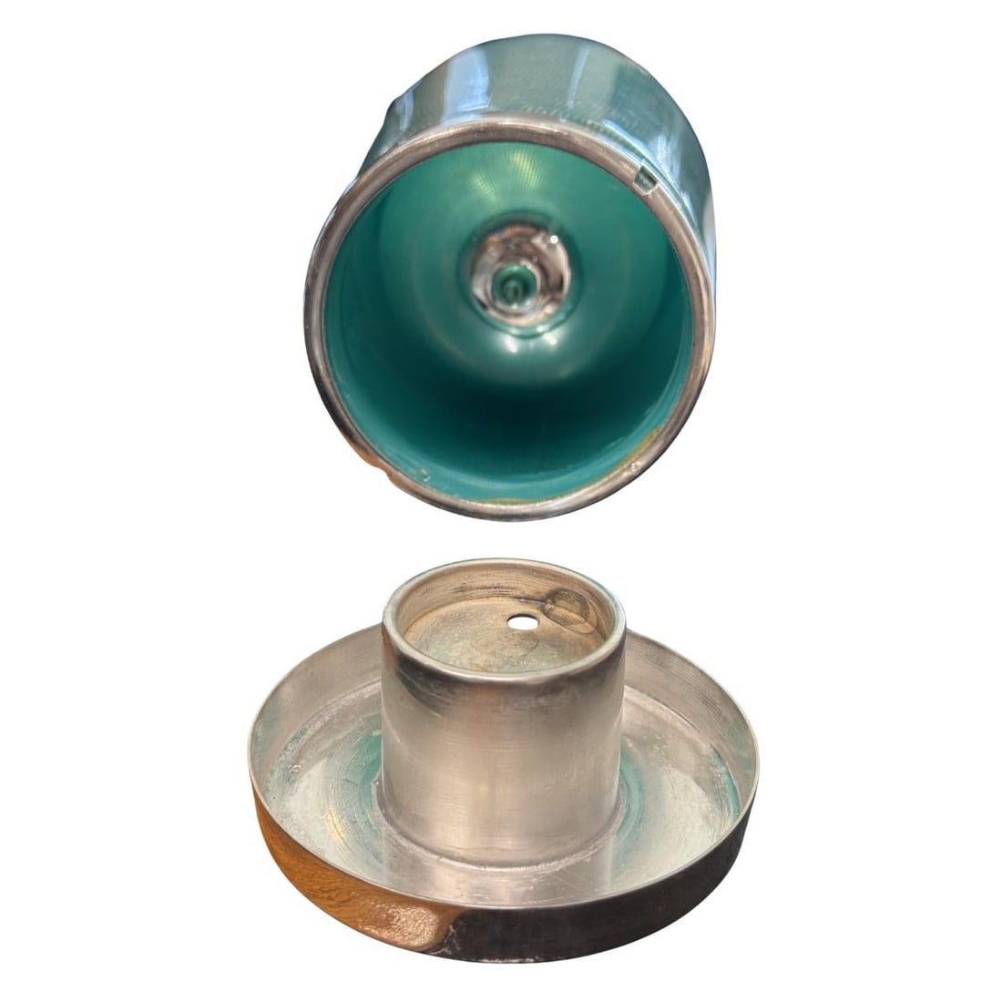 Pomellato Sterling Silver Blue Thermos - 14