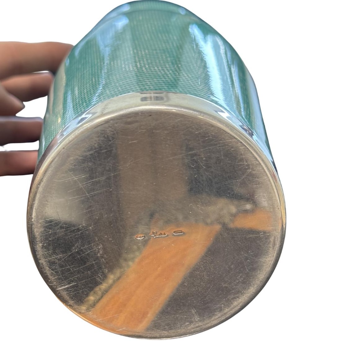 Pomellato Sterling Silver Blue Thermos - 2