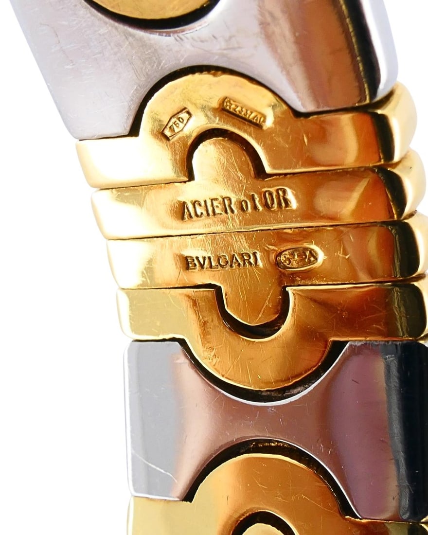 Bvlgari Bulgari Parentesi Bracelet Gold & Stainless Steel - 11
