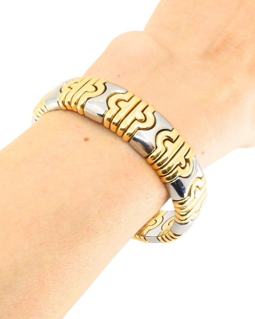 Bvlgari Bulgari Parentesi Bracelet Gold & Stainless Steel - 6