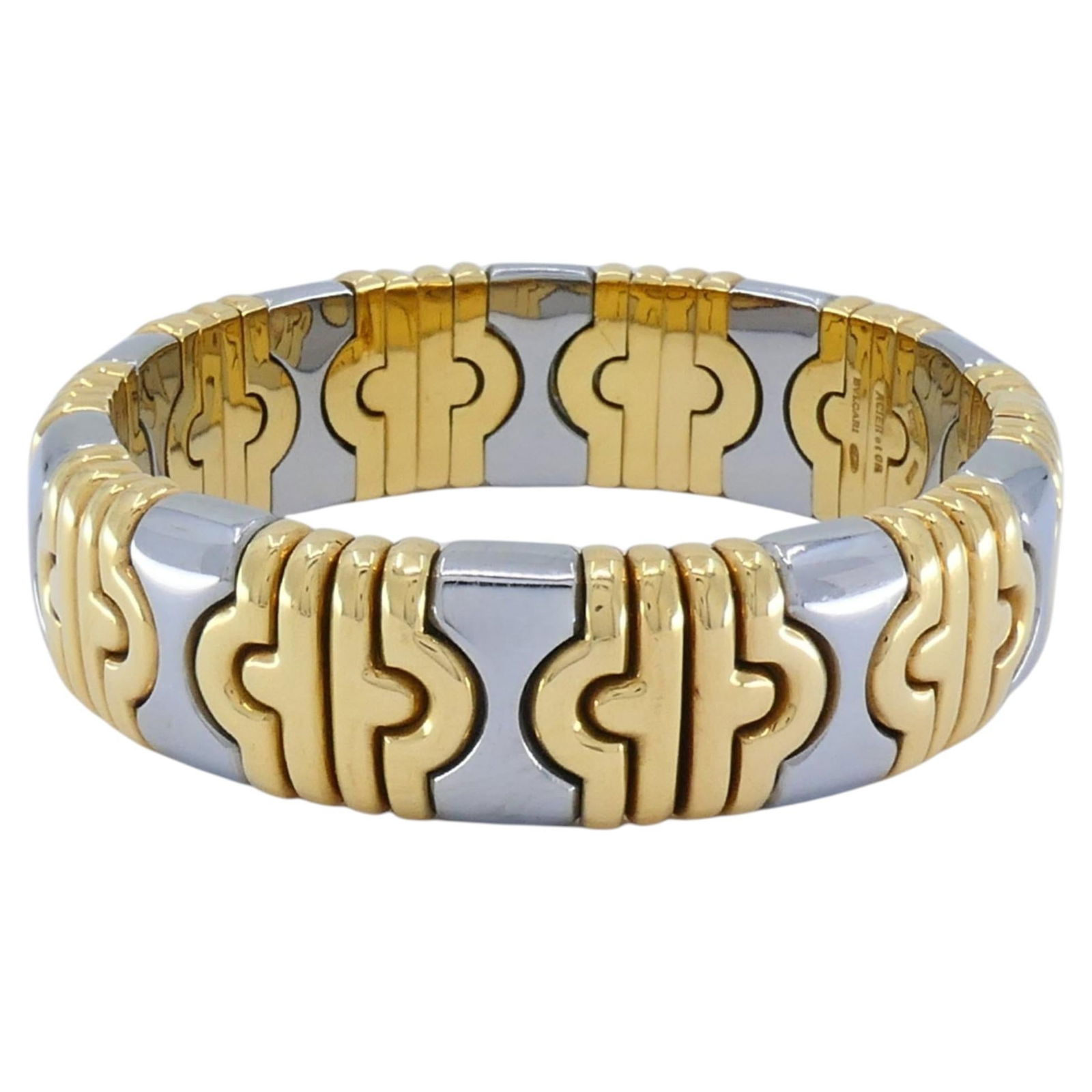 Bvlgari Bulgari Parentesi Bracelet Gold & Stainless Steel - 7