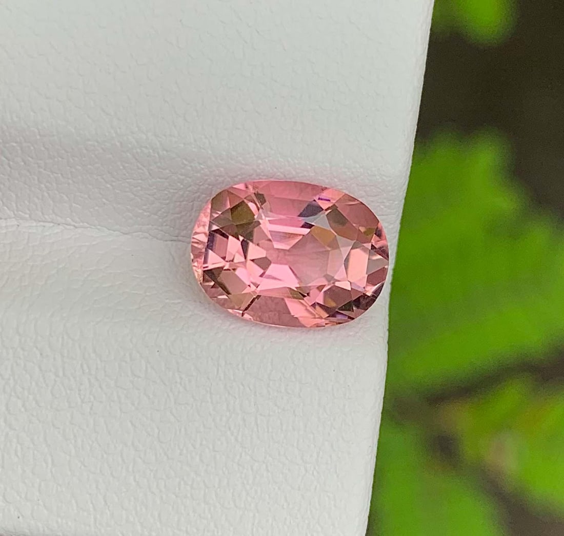 Natural Ink Blue Tourmaline Gemstone: 0.51 Carat Natural Cushion Cut, October Birthstone - 8