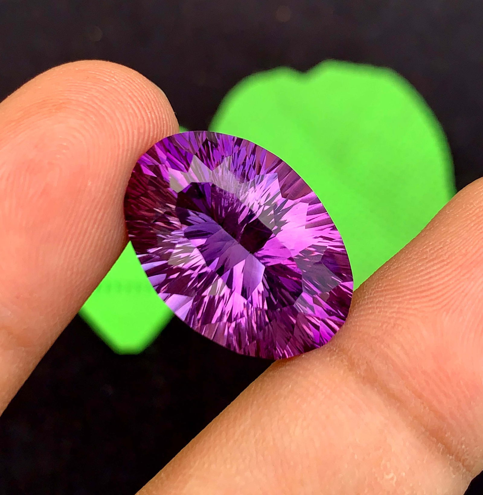 Natural Amethyst Gemstone: 21.90 Carat Fancy Cut February Birthstone - 3