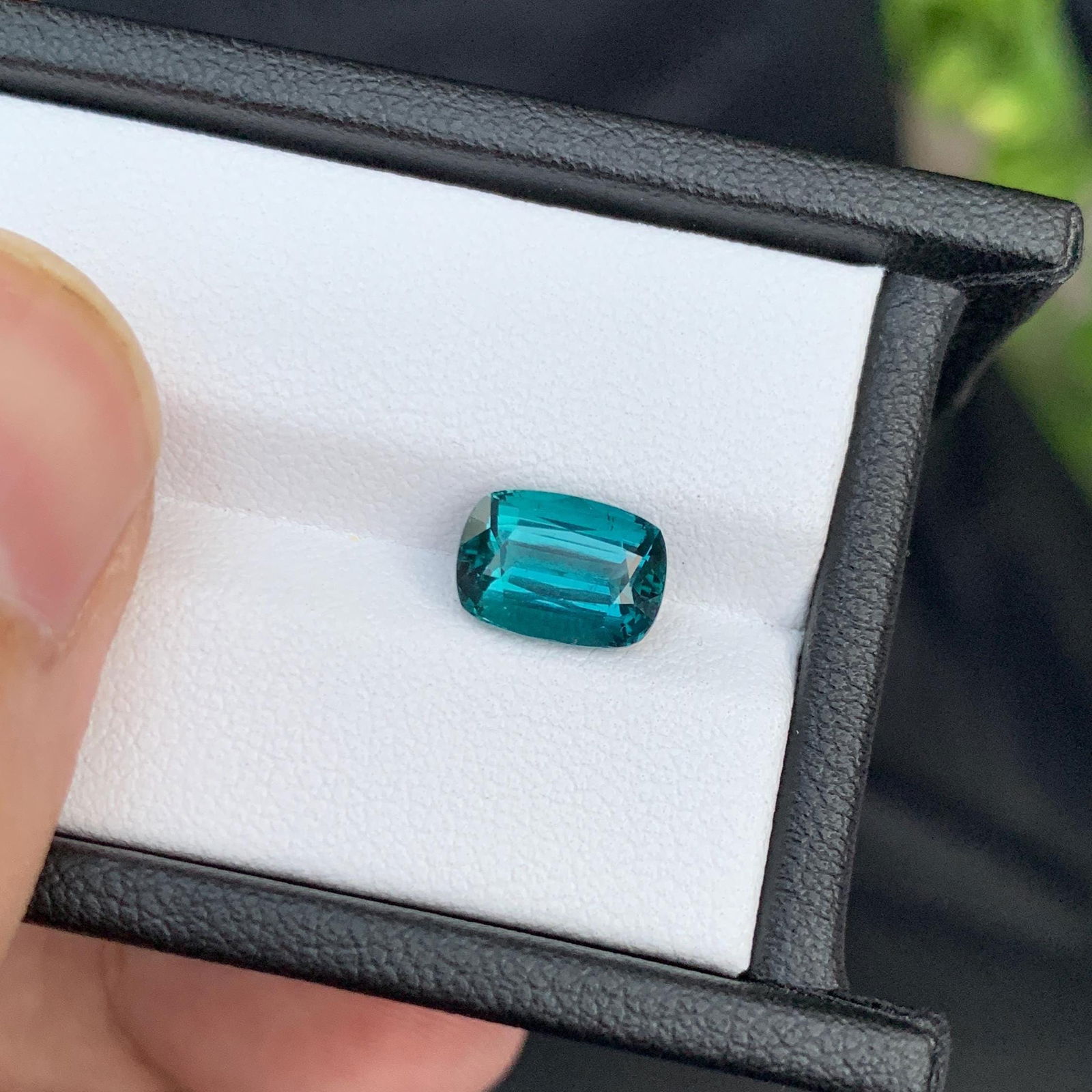 Indicolite Tourmaline Gemstone: 2.50 Ct Cushion Cut, Afghanistan - 4