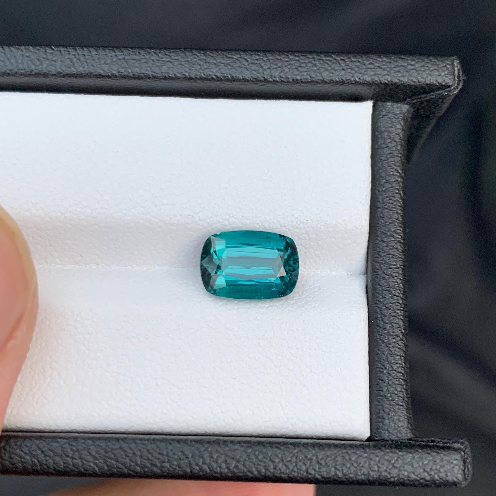 Indicolite Tourmaline Gemstone: 2.50 Ct Cushion Cut, Afghanistan - 5