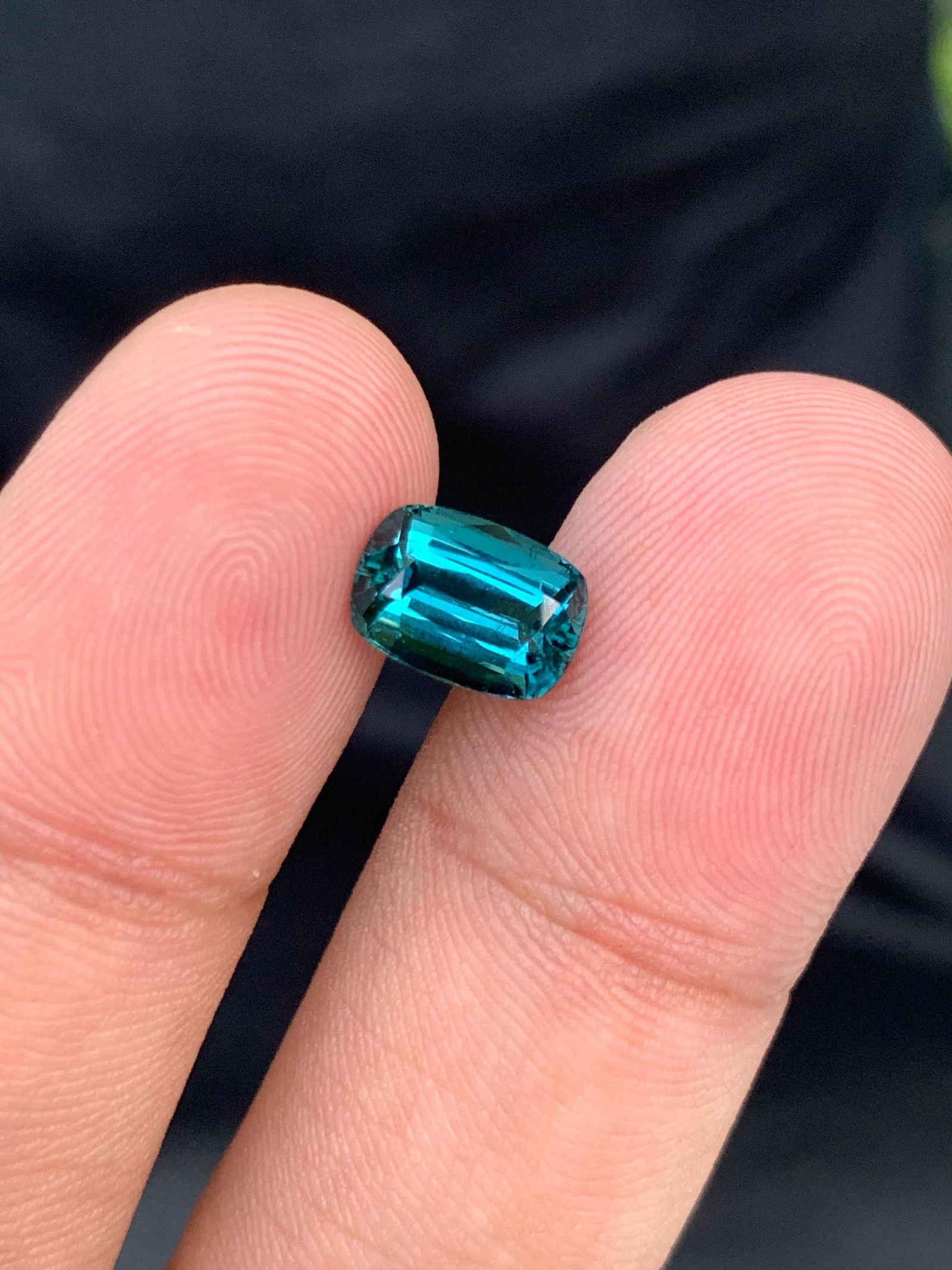 Indicolite Tourmaline Gemstone: 2.50 Ct Cushion Cut, Afghanistan - 9