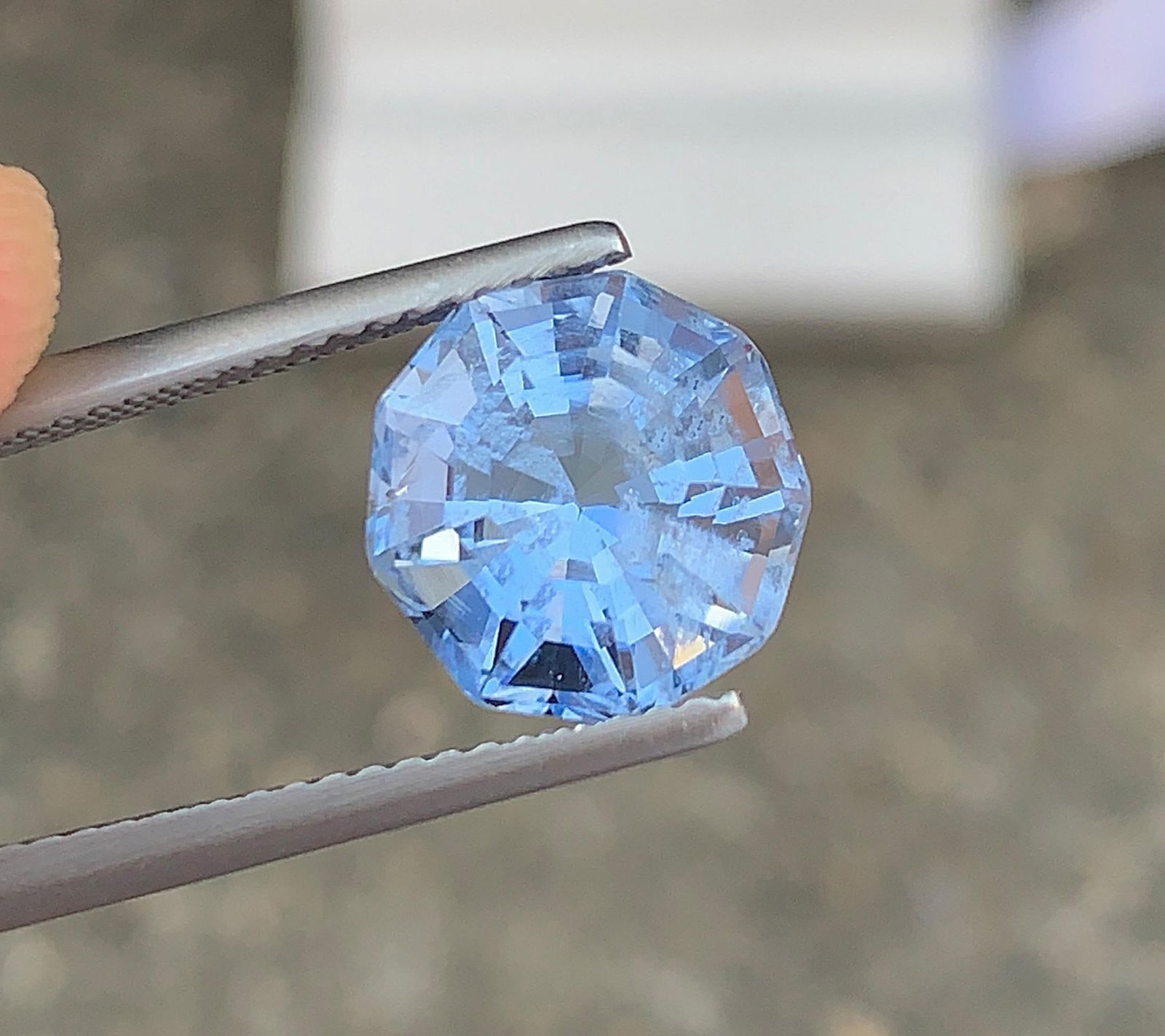 Santa Maria Aquamarine Gemstone: Emerald Cut Beryl, March Birthstone (5.10 Carats): Materials: Gemstone: Aquamarine Carat weight: 5.10 Natural Aquamarine Gemstone, Santa Maria Color Aquamarine Beryl, March Birthstone A beautiful member of the beryl family, aquamarine is a slightly gr