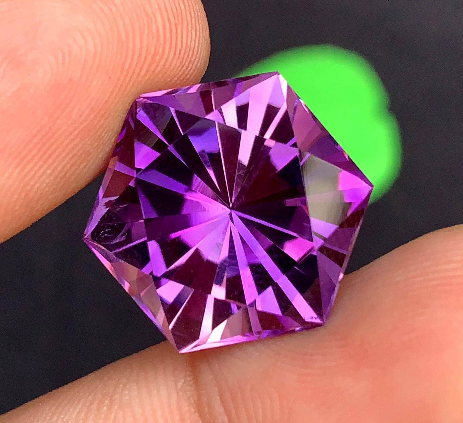 Fancy Cut Amethyst Gemstone: February Birthstone, Jewelry Making (24.30 Carats) - 2