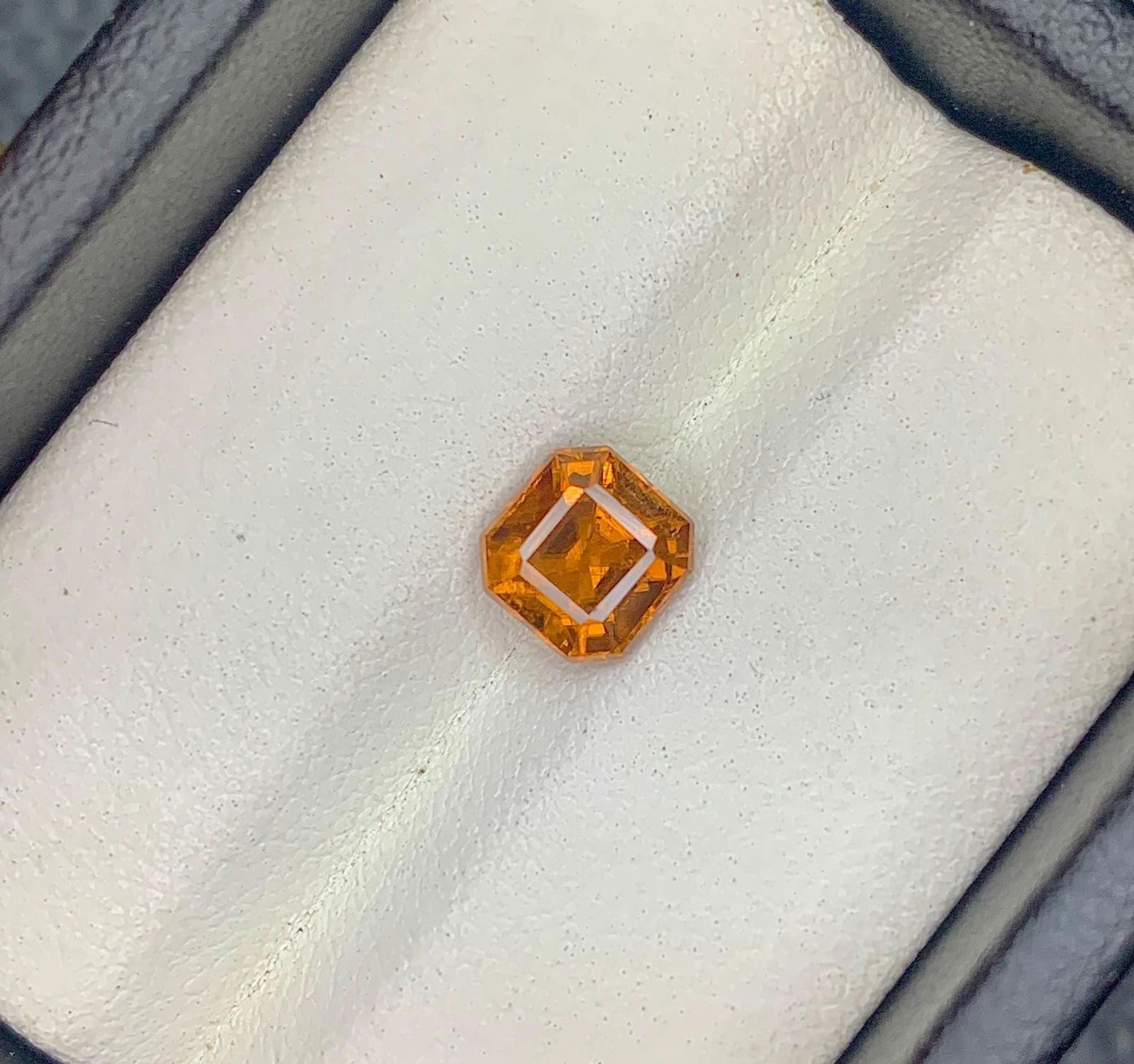 Natural Honey Brown Bastnasite Gemstone: 2.05 Carat Asscher Cut - 3